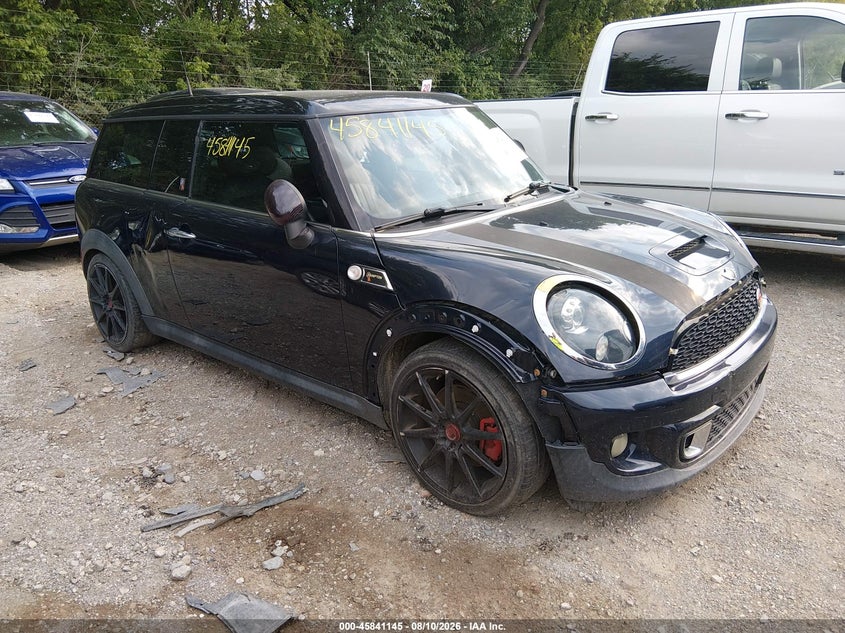 2011 Mini Cooper VIN WMWZG3C55BTY36977 IAAI salvage auction — RIGHT FRONT, Clear (Indiana), sold $1,250 on 2026-08-19 (photo 1)
