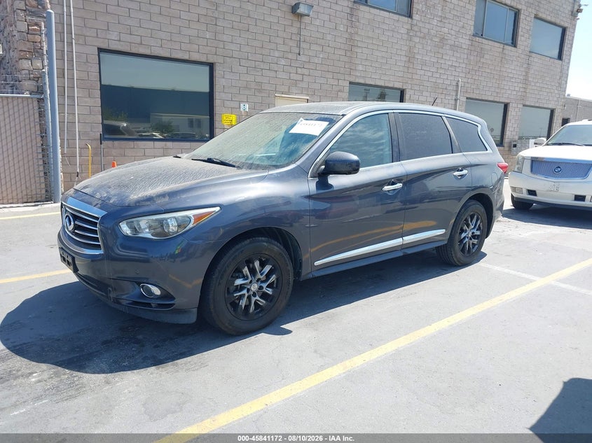 2013 Infiniti Jx VIN 5N1AL0MN3DC317594 IAAI salvage auction — SIDE, Salvage (California), sold $1,500 on 2026-08-21 (photo 2)