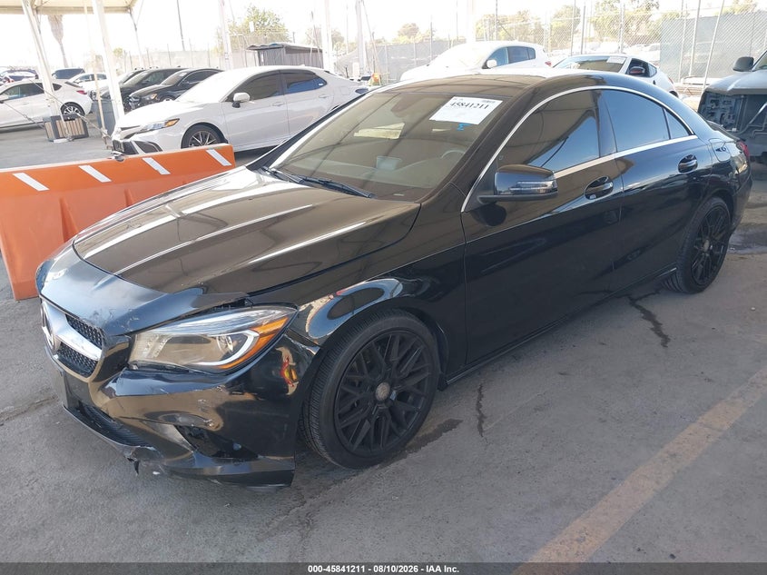2014 Mercedes-benz Cla-klasse VIN WDDSJ4EBXEN035751 IAAI salvage auction — FRONT END, Wait Title, sold $2,850 on 2026-09-26 (photo 2)
