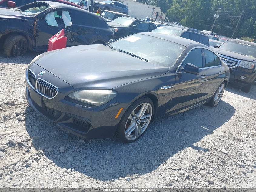2013 BMW 6er VIN WBA6A0C54DDF14317 IAAI salvage auction — NORMAL WEAR, Clear (Georgia), sold $1,350 on 2026-08-18 (photo 2)