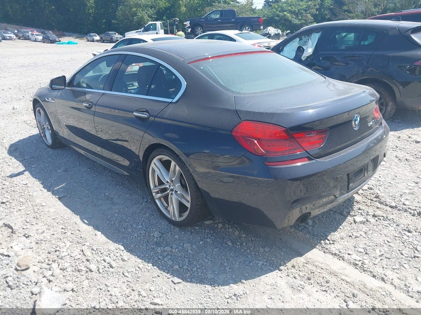2013 BMW 6er VIN WBA6A0C54DDF14317 IAAI salvage auction — NORMAL WEAR, Clear (Georgia), sold $1,350 on 2026-08-18 (photo 3)