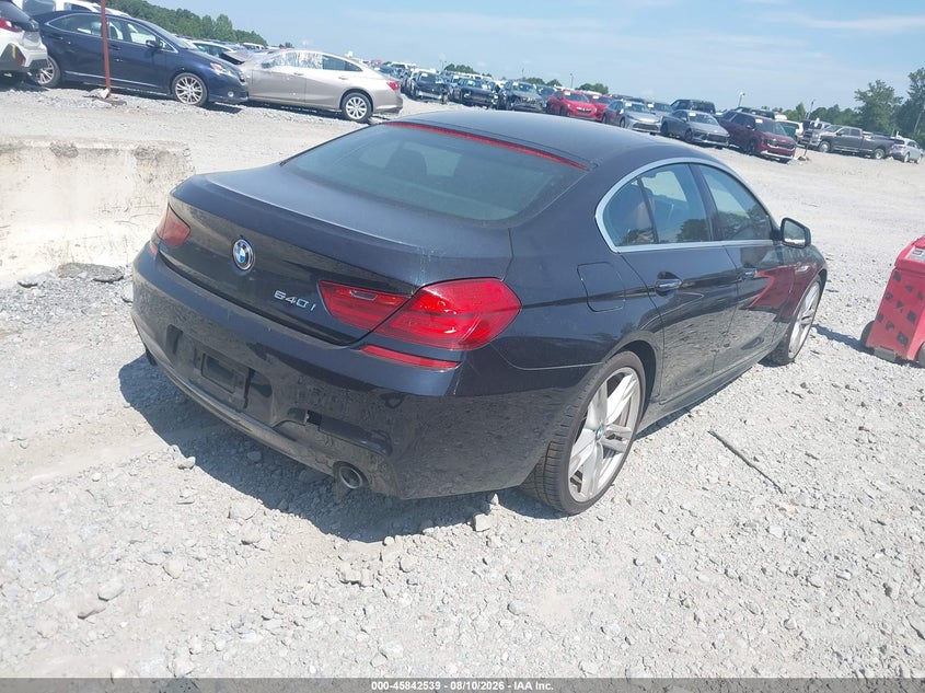 2013 BMW 6er VIN WBA6A0C54DDF14317 IAAI salvage auction — NORMAL WEAR, Clear (Georgia), sold $1,350 on 2026-08-18 (photo 4)