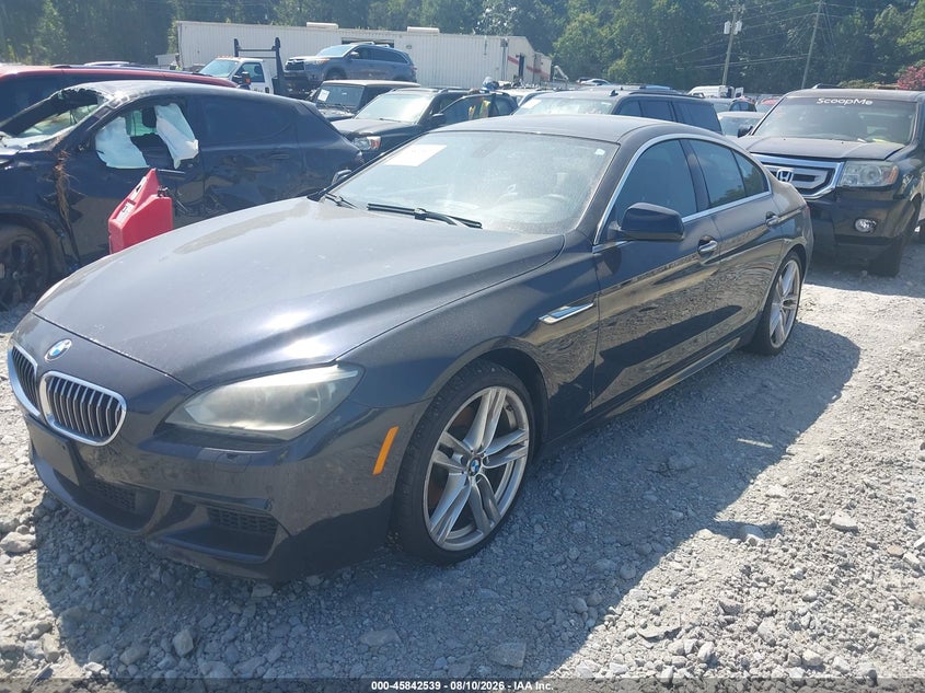 2013 BMW 6er VIN WBA6A0C54DDF14317 IAAI salvage auction — NORMAL WEAR, Clear (Georgia), sold $1,350 on 2026-08-18 (photo 6)