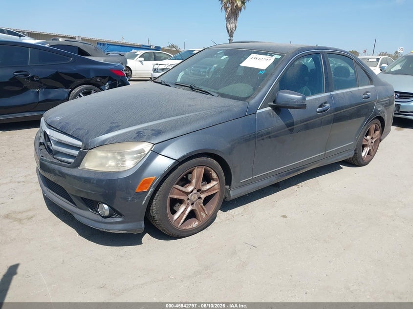 2010 Mercedes-benz C class VIN WDDGF5EB1AR088936 IAAI salvage auction — UNKNOWN, Clear (Florida), sold $975 on 2026-08-19 (photo 2)