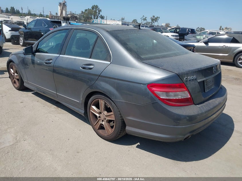 2010 Mercedes-benz C class VIN WDDGF5EB1AR088936 IAAI salvage auction — UNKNOWN, Clear (Florida), sold $975 on 2026-08-19 (photo 3)