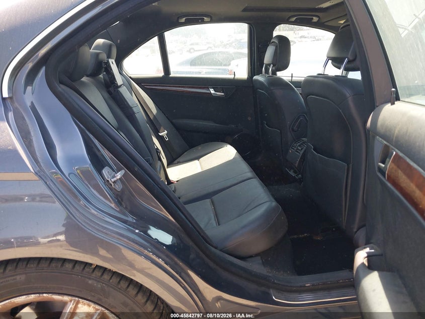 2010 Mercedes-benz C class VIN WDDGF5EB1AR088936 IAAI salvage auction — UNKNOWN, Clear (Florida), sold $975 on 2026-08-19 (photo 8)