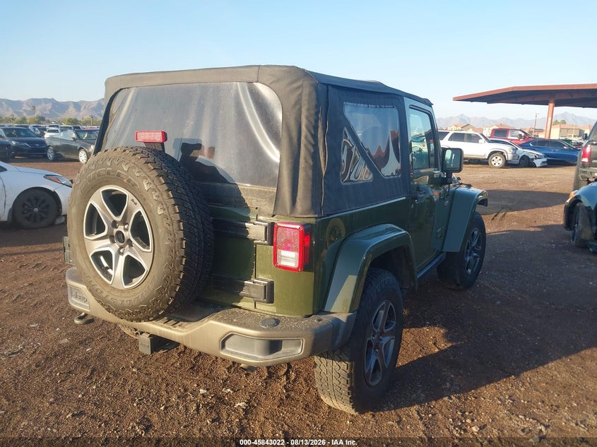 2016 Jeep Wrangler / VIN 1C4AJWBG0GL236915 IAAI salvage auction — NORMAL WEAR, Clear-Dealer Only (Arizona), sold $7,650 on 2026-08-25 (photo 4)