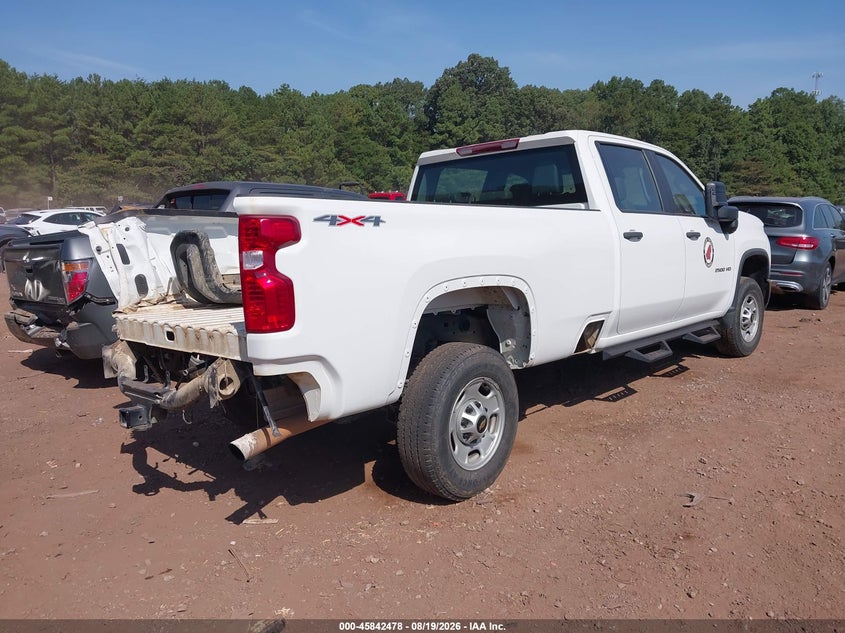 2025 Chevrolet Silverado VIN 1GC4KLE79SF202158 IAAI salvage auction — LEFT SIDE, Salvage (Alabama), sold $18,050 on 2026-09-16 (photo 4)