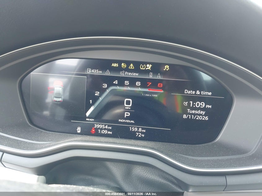 2022 Audi A4 VIN WAUFAAF48NA045449 IAAI salvage auction — SIDE, Salvage Title, sold $13,250 on 2026-09-17 (photo 7)