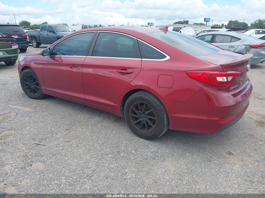 2015 Hyundai Sonata VIN 5NPE24AF6FH197388 IAAI salvage auction — THEFT, Original (Texas), sold $1,475 on 2026-09-11 (photo 3)
