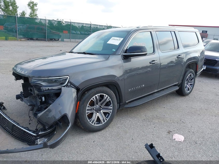 2024 Jeep Grand wagoneer VIN 1C4SJSBP7RS131505 IAAI salvage auction — RIGHT FRONT, Salvage Title, sold $17,900 on 2026-09-01 (photo 2)