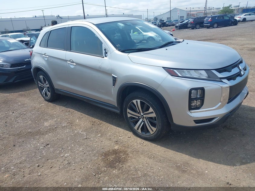 2025 Mitsubishi Outlander VIN JA4ARUAUXSU009961 IAAI salvage auction — LEFT REAR, Enterprise Vehicles Clear Only (New Jersey), sold $11,025 on 2026-08-21 (photo 1)