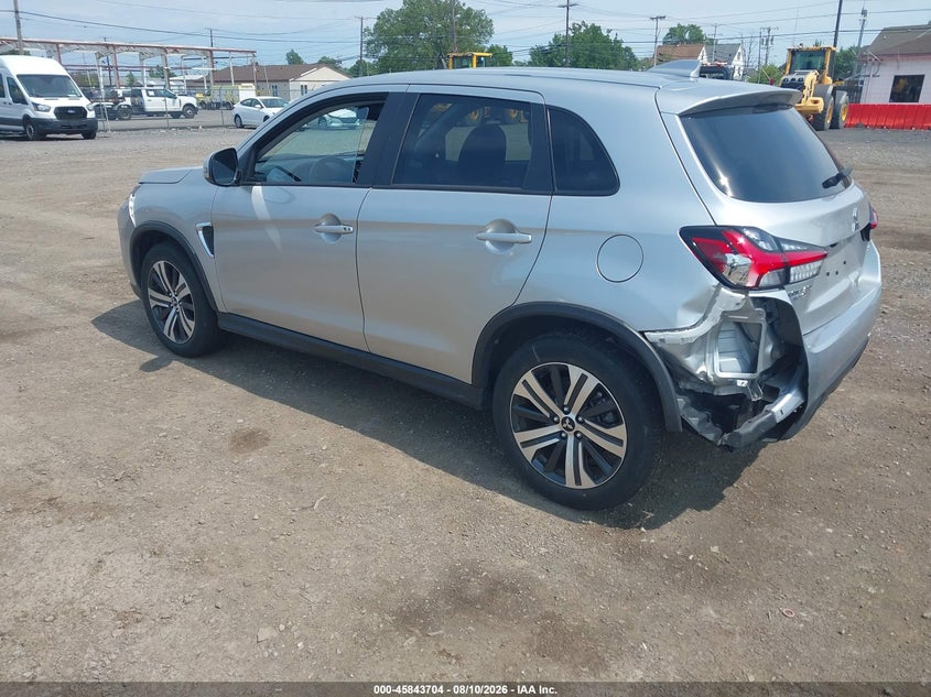 2025 Mitsubishi Outlander VIN JA4ARUAUXSU009961 IAAI salvage auction — LEFT REAR, Enterprise Vehicles Clear Only (New Jersey), sold $11,025 on 2026-08-21 (photo 3)