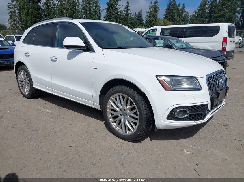 2017 Audi Q5 VIN WA1M2AFP8HA041787 IAAI salvage auction — FRONT END, Bill Of Sale (Washington), sold $2,925 on 2026-08-28 (photo 1)