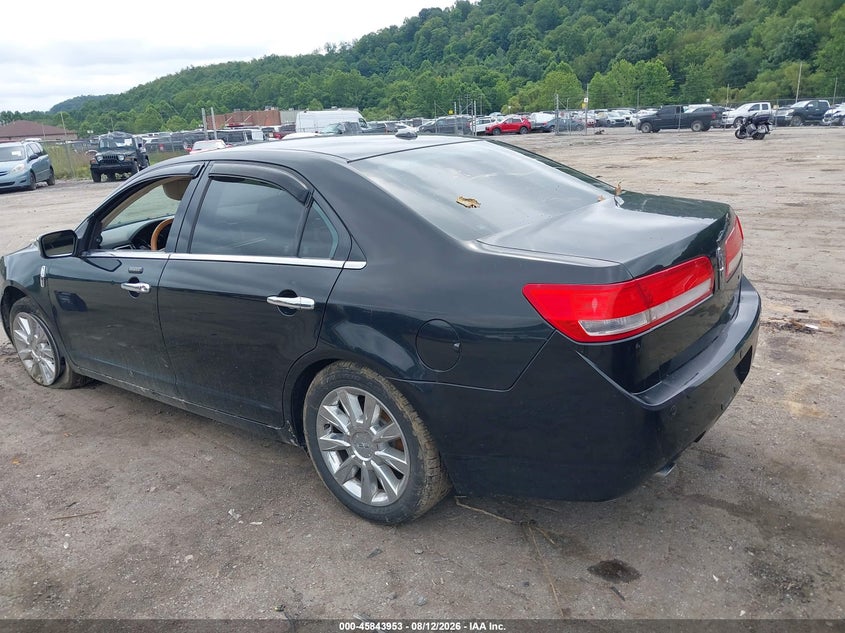 2011 Lincoln Mkz VIN 3LNHL2JC4BR757982 IAAI salvage auction — WATER/FLOOD, Non-Repairable Certificate (West Virginia), sold $250 on 2026-09-10 (photo 3)