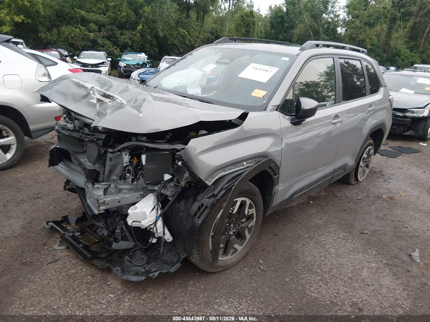 2025 Subaru Forester VIN JF2SLDBC9SH455966 IAAI salvage auction — FRONT END, Wait Title, sold $3,750 on 2026-09-10 (photo 2)