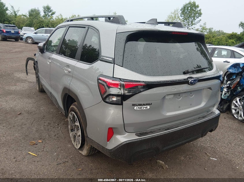 2025 Subaru Forester VIN JF2SLDBC9SH455966 IAAI salvage auction — FRONT END, Wait Title, sold $3,750 on 2026-09-10 (photo 3)