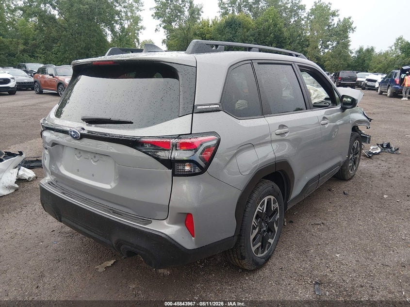 2025 Subaru Forester VIN JF2SLDBC9SH455966 IAAI salvage auction — FRONT END, Wait Title, sold $3,750 on 2026-09-10 (photo 4)
