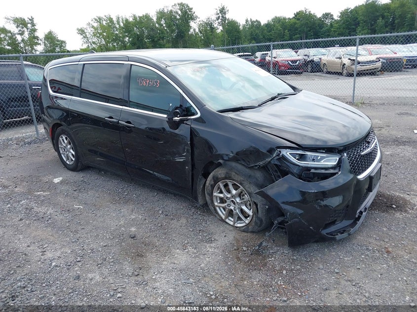 2025 Chrysler Pacifica VIN 2C4RC1BG0SR540861 IAAI salvage auction — RIGHT FRONT, Salvage Title, sold $10,000 on 2026-08-21 (photo 1)
