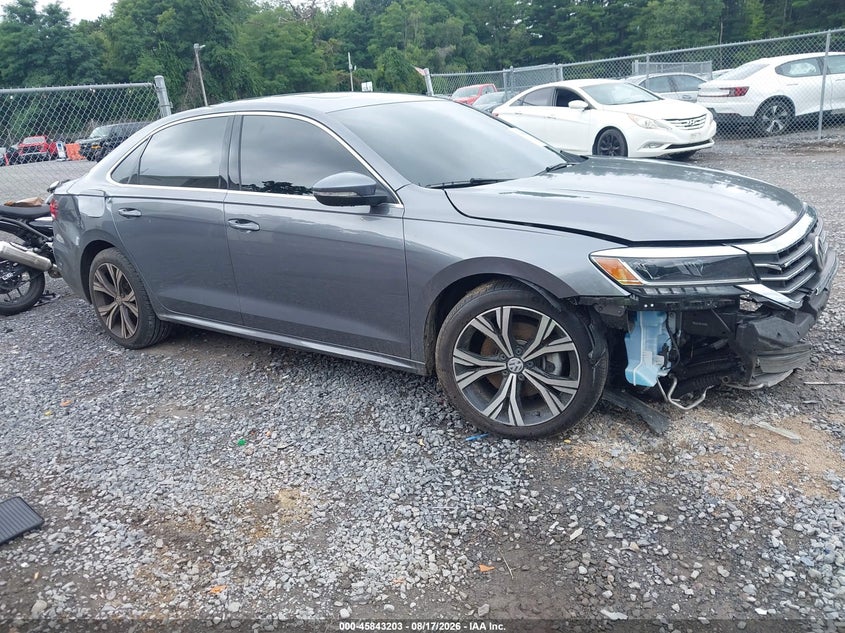 2021 Volkswagen Passat VIN 1VWSA7A31MC017222 IAAI salvage auction — FRONT END, Mv-907A (New York), sold $4,350 on 2026-09-03 (photo 1)