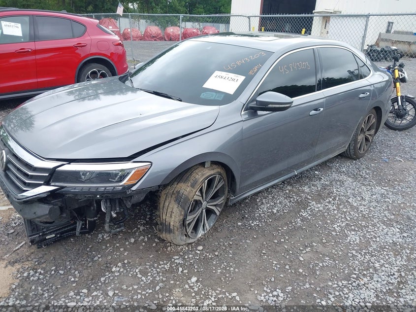 2021 Volkswagen Passat VIN 1VWSA7A31MC017222 IAAI salvage auction — FRONT END, Mv-907A (New York), sold $4,350 on 2026-09-03 (photo 2)