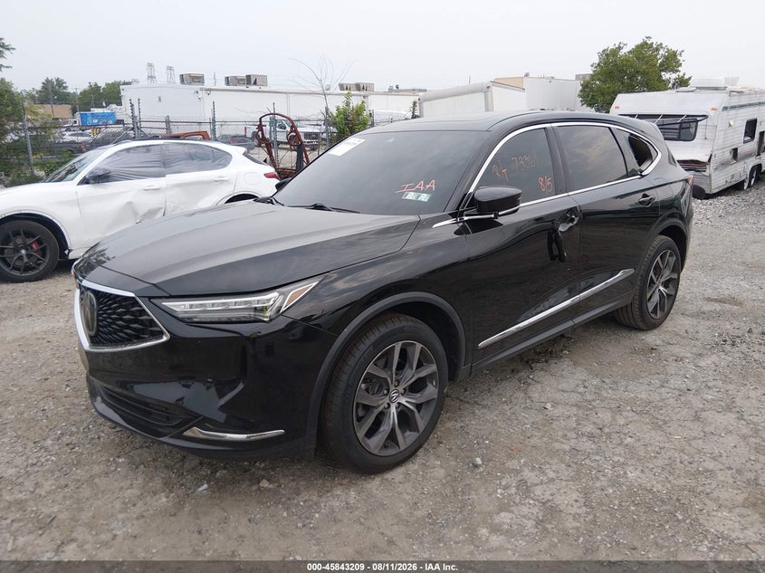 2022 Acura Mdx VIN 5J8YE1H46NL036591 IAAI salvage auction — THEFT, Salvage (Pennsylvania), sold $16,350 on 2026-09-25 (photo 2)