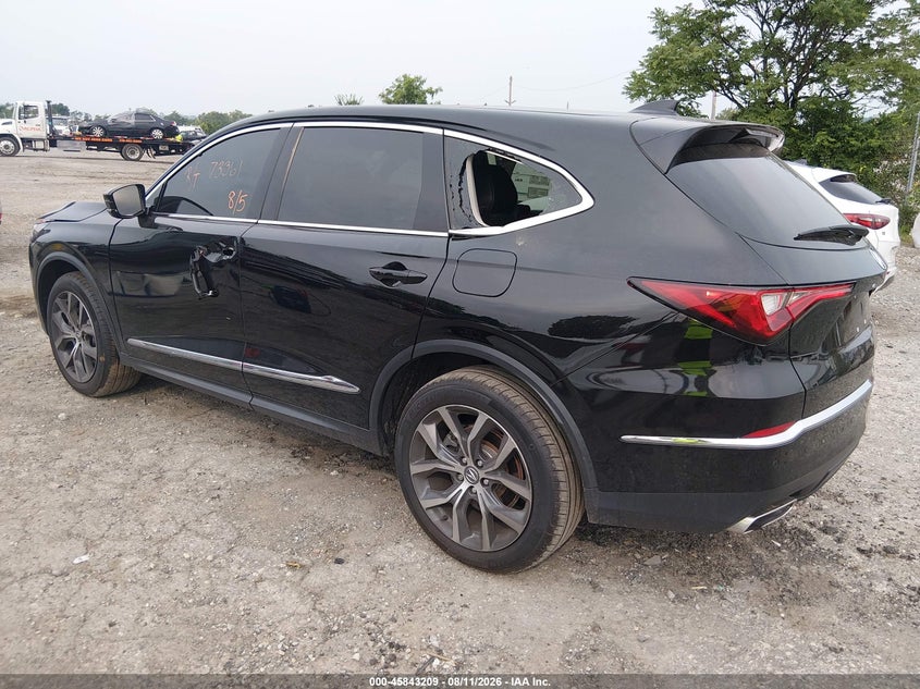 2022 Acura Mdx VIN 5J8YE1H46NL036591 IAAI salvage auction — THEFT, Salvage (Pennsylvania), sold $16,350 on 2026-09-25 (photo 3)