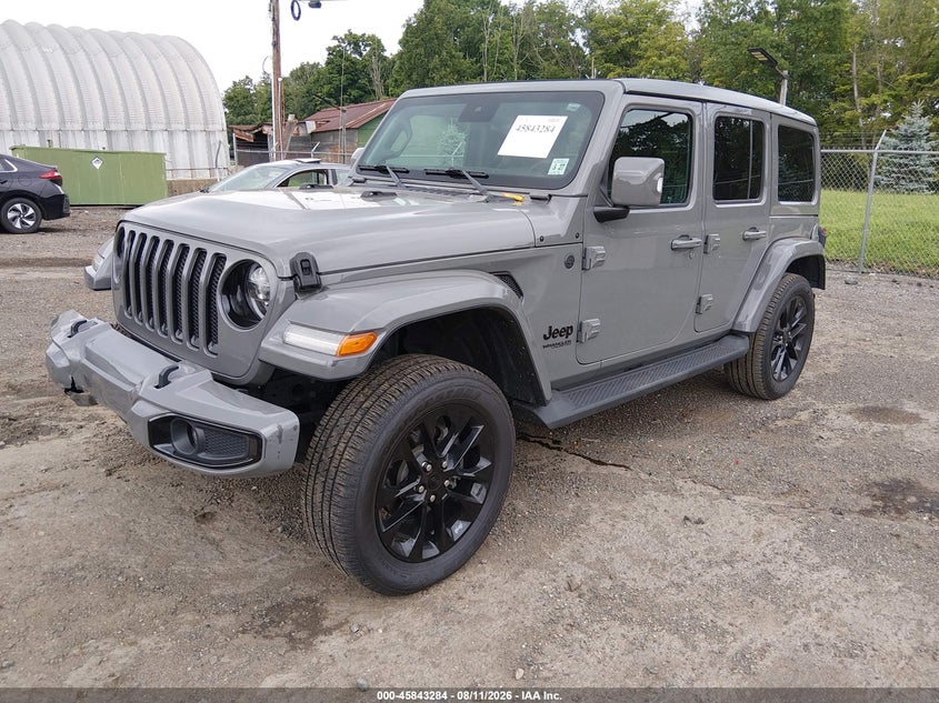 2022 Jeep Wrangler / VIN 1C4HJXEN8NW147958 IAAI salvage auction — FRONT & REAR, Wait Title, sold $19,100 on 2026-09-24 (photo 2)