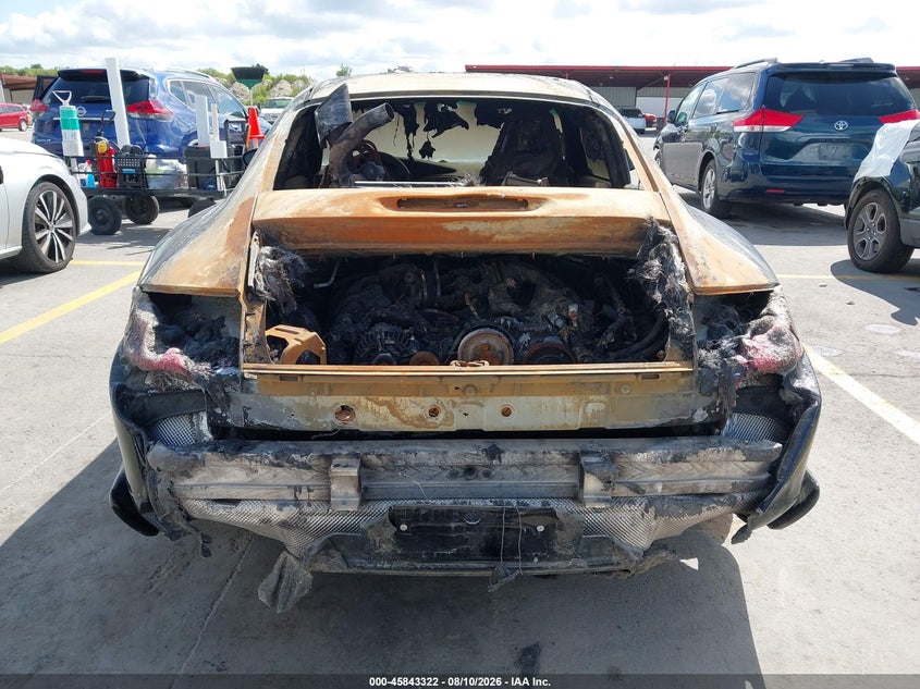 2000 Porsche 911 VIN WP0AA2999YS621171 IAAI salvage auction — ENGINE BURN, Clear (Texas), sold $800 on 2026-08-13 (photo 6)