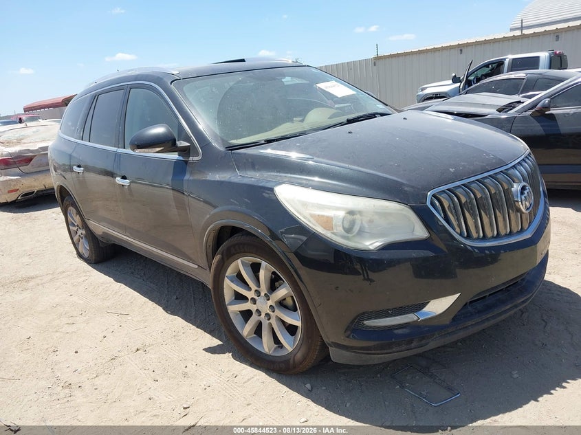 2013 Buick Enclave VIN 5GAKRDKD1DJ106545 IAAI salvage auction — FRONT END, Wait Title, sold $1,150 on 2026-08-31 (photo 1)