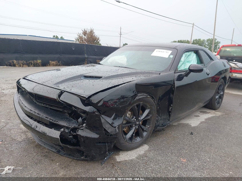2022 Dodge Challenger VIN 2C3CDZGG7NH165463 IAAI salvage auction — LEFT FRONT, Wait Title, sold $5,100 on 2026-09-01 (photo 2)