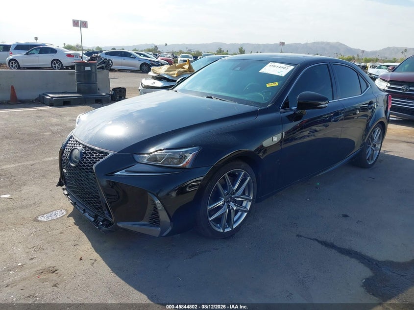 2019 Lexus Is 300 VIN JTHBA1D29K5099638 IAAI salvage auction — FRONT END, Salvage (Arizona), sold $7,200 on 2026-08-26 (photo 2)