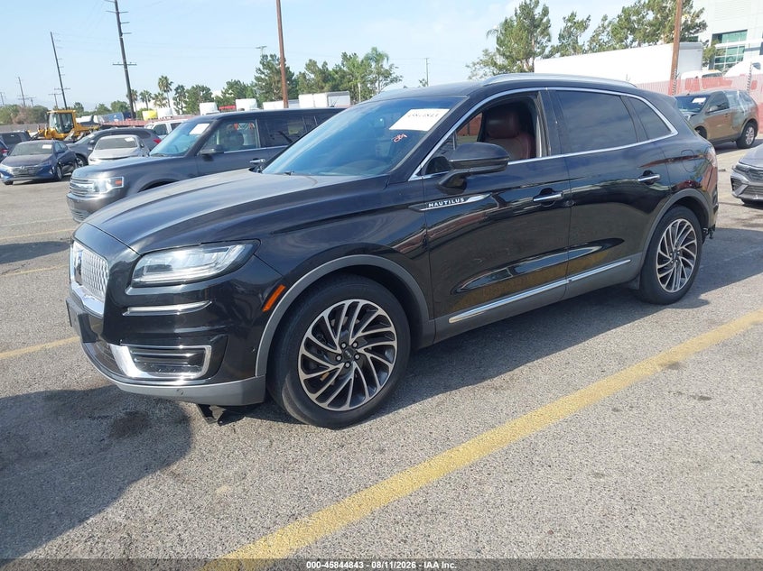 2019 Lincoln Nautilus VIN 2LMPJ6L96KBL11202 IAAI salvage auction — REAR END, Wait Title, sold $4,600 on 2026-09-15 (photo 2)