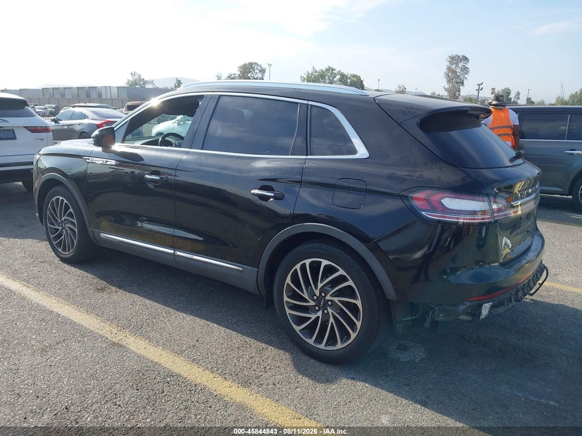 2019 Lincoln Nautilus VIN 2LMPJ6L96KBL11202 IAAI salvage auction — REAR END, Wait Title, sold $4,600 on 2026-09-15 (photo 3)