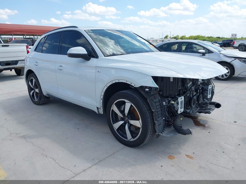 2023 Audi Q5 VIN WA1FAAFYXP2121721 IAAI salvage auction — FRONT END, Salvage Title, sold $13,400 on 2026-09-14 (photo 1)