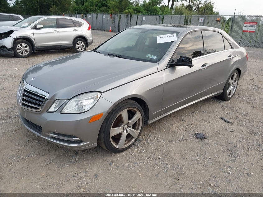 2012 Mercedes-benz E-class VIN WDDHF8JBXCA610637 IAAI salvage auction — NORMAL WEAR, Clear (Pennsylvania), sold $75 on 2026-08-18 (photo 2)