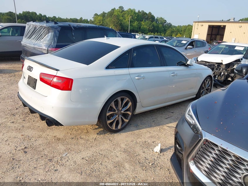 2015 Audi A6 VIN WAUHGAFC7FN010734 IAAI salvage auction — WATER/FLOOD, Salvage (North Carolina), sold $1,975 on 2026-09-21 (photo 4)