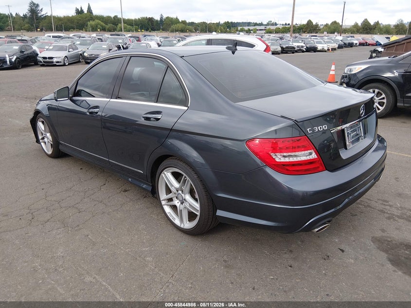 2014 Mercedes-Benz C-Class VIN WDDGF8AB3ER321566 IAAI salvage auction — FRONT END, Salvage (Oregon), sold $1,775 on 2026-10-01 (photo 3)