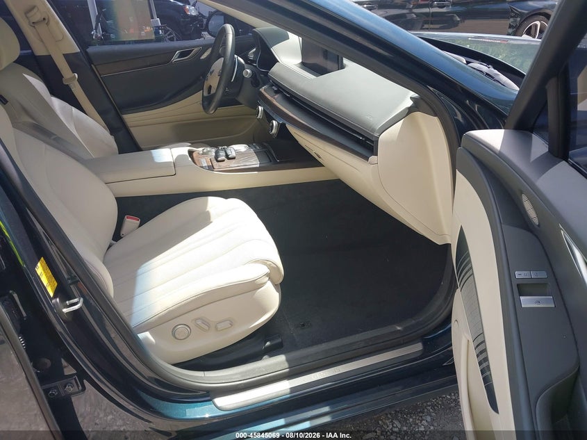 2022 Genesis G80 VIN KMTGB4SC2NU096447 IAAI salvage auction — SIDE, Wait Title, sold $12,000 on 2026-10-07 (photo 5)