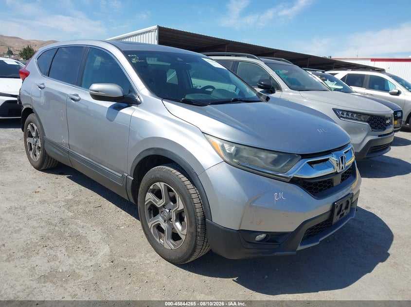 2017 Honda Cr-v VIN 2HKRW2H51HH676411 IAAI salvage auction — REAR END, Salvage (California), sold $6,400 on 2026-08-20 (photo 1)