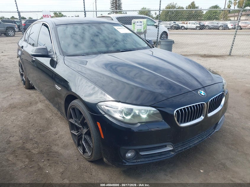 2015 BMW 5er VIN WBA5A5C51FD521900 IAAI salvage auction — REAR END, Salvage (California), sold $3,000 on 2026-09-11 (photo 1)