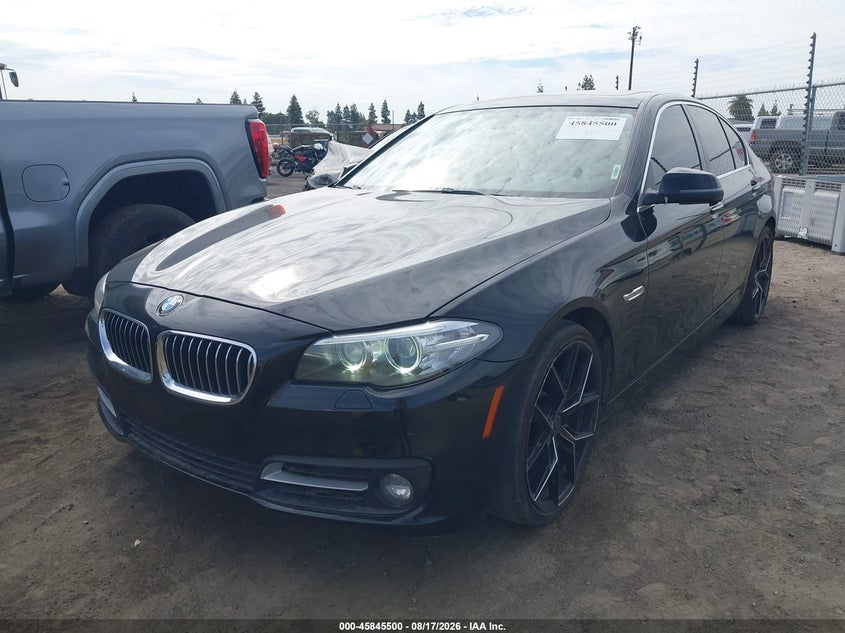 2015 BMW 5er VIN WBA5A5C51FD521900 IAAI salvage auction — REAR END, Salvage (California), sold $3,000 on 2026-09-11 (photo 2)