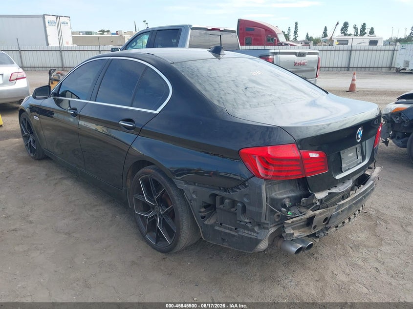 2015 BMW 5er VIN WBA5A5C51FD521900 IAAI salvage auction — REAR END, Salvage (California), sold $3,000 on 2026-09-11 (photo 3)