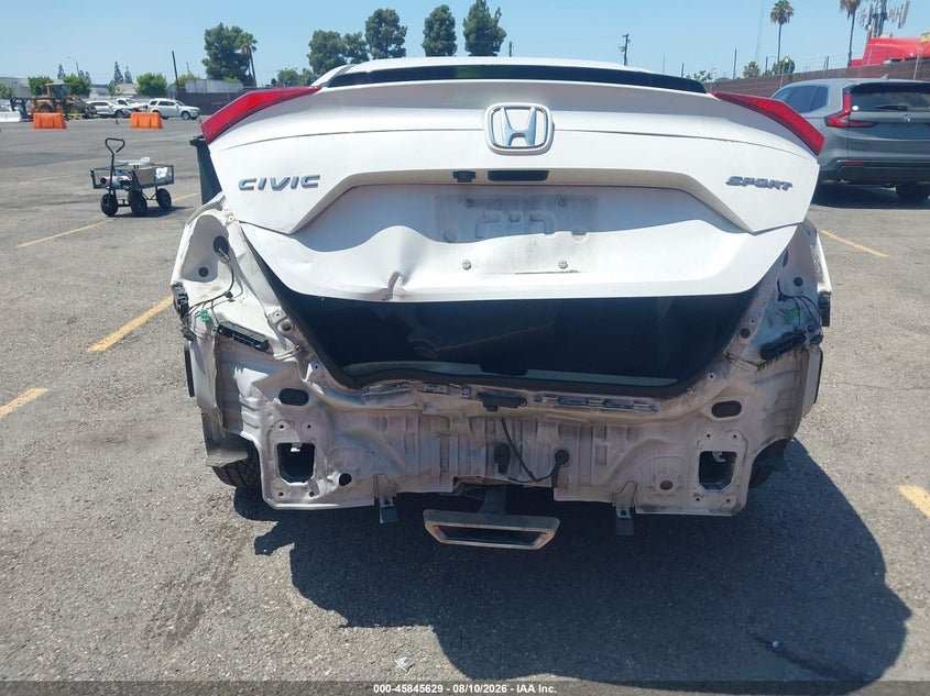 2021 Honda Civic VIN 2HGFC2F82MH547946 IAAI salvage auction — REAR END, Salvage Title, sold $7,100 on 2026-08-20 (photo 6)
