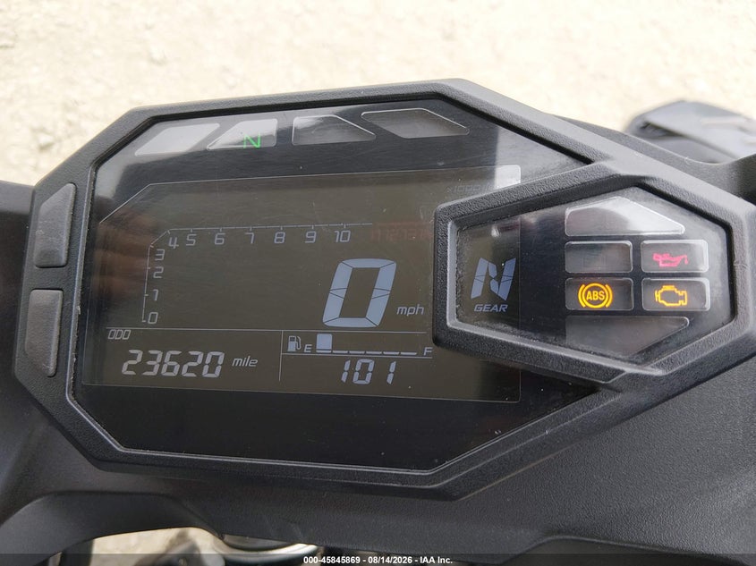 2024 Kawasaki Ninja VIN ML5EXGG13RDA12784 IAAI salvage auction — FRONT END, Wait Title, sold $775 on 2026-10-12 (photo 7)