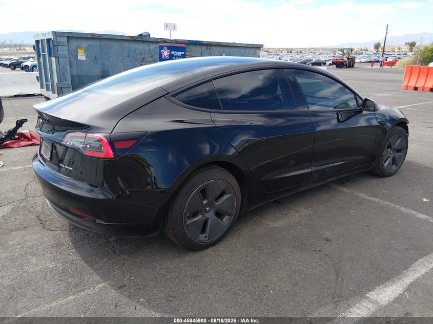 2022 Tesla Model 3 VIN 5YJ3E1EB2NF186924 IAAI salvage auction — FRONT END, Wait Title, sold $5,300 on 2026-10-10 (photo 4)