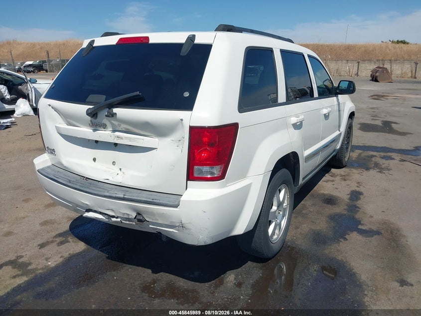 2010 Jeep Grand cherokee VIN 1J4PR4GK9AC140464 IAAI salvage auction — REAR END, Salvage (California), sold $975 on 2026-09-04 (photo 4)