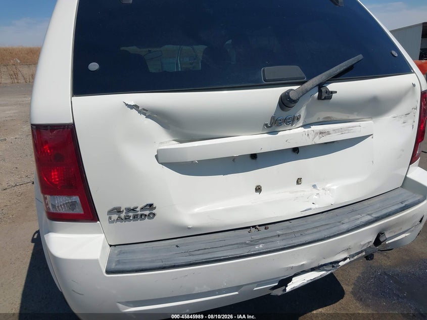 2010 Jeep Grand cherokee VIN 1J4PR4GK9AC140464 IAAI salvage auction — REAR END, Salvage (California), sold $975 on 2026-09-04 (photo 6)