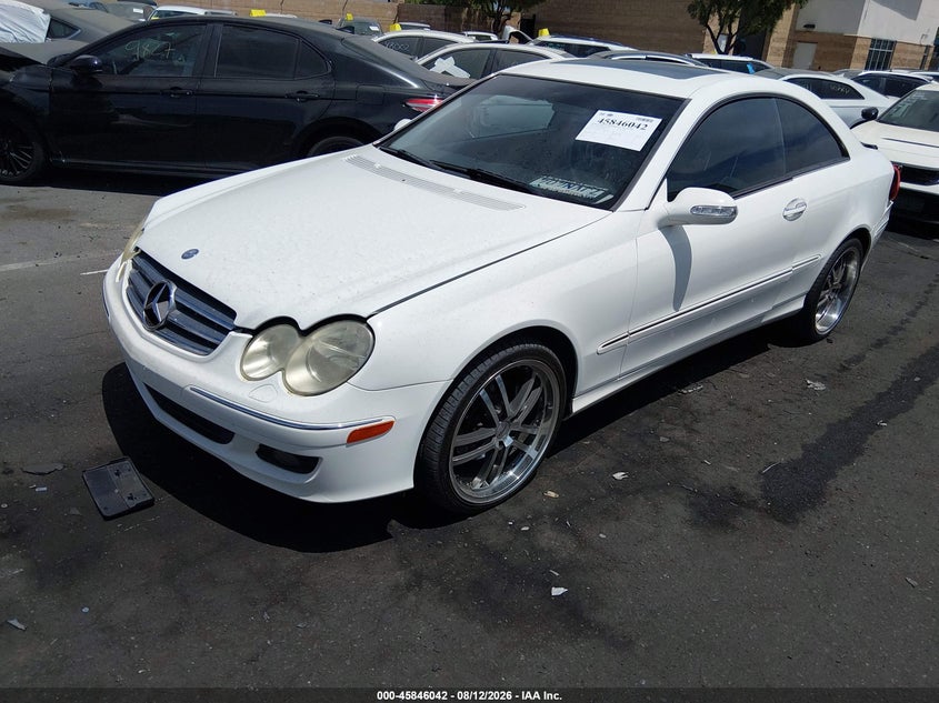 2006 Mercedes-benz Clk-class VIN WDBTJ56JX6F193608 IAAI salvage auction — REAR END, Salvage Certificate (California), sold $725 on 2026-08-21 (photo 2)