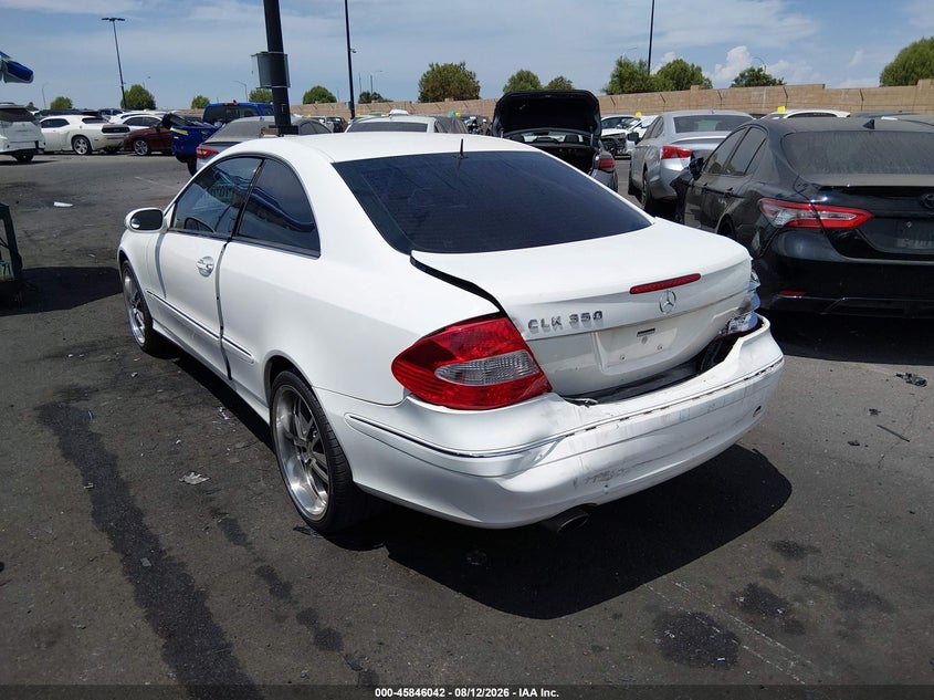 2006 Mercedes-benz Clk-class VIN WDBTJ56JX6F193608 IAAI salvage auction — REAR END, Salvage Certificate (California), sold $725 on 2026-08-21 (photo 3)